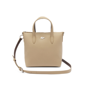 MINI SAC CABAS LACOSTE ANNA VIENNOIS PUCE NF5126AA R39 www.solene-maroquinerie.fr