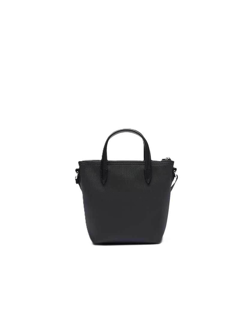 MINI SAC CABAS LACOSTE L.12.12 CONCEPT NOIR NF2609PK 000 www.solene-maroquinerie.fr 3