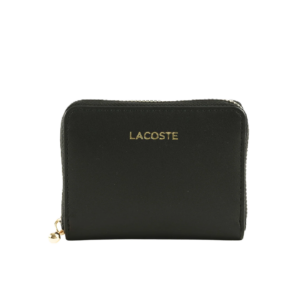 PETIT PORTE-MONNAIE ZIPPÉ LACOSTE CASUAL NOIR NF5178AU 000 www.solene-maroquinerie.fr