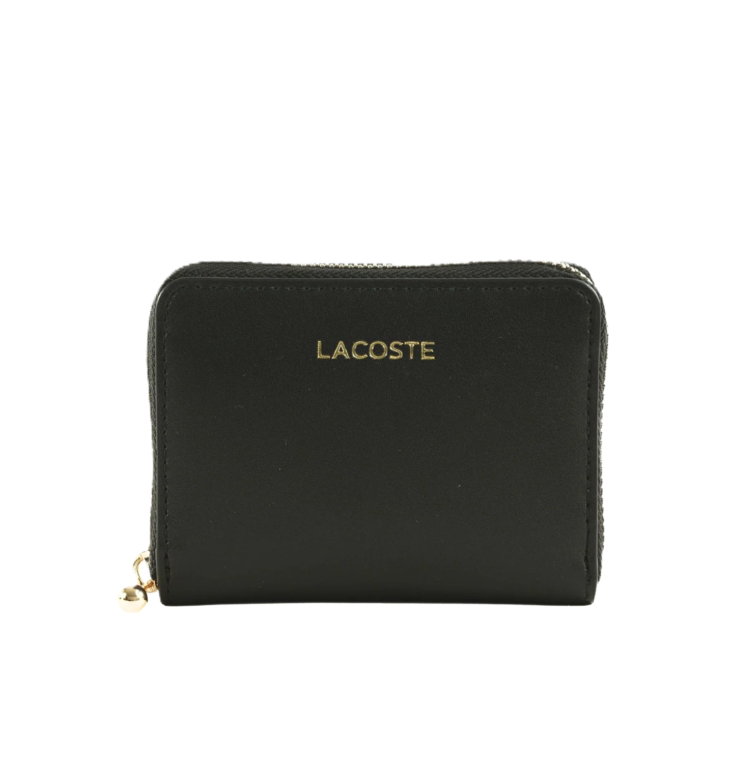 PETIT PORTE-MONNAIE ZIPPÉ LACOSTE CASUAL NOIR NF5178AU 000 www.solene-maroquinerie.fr