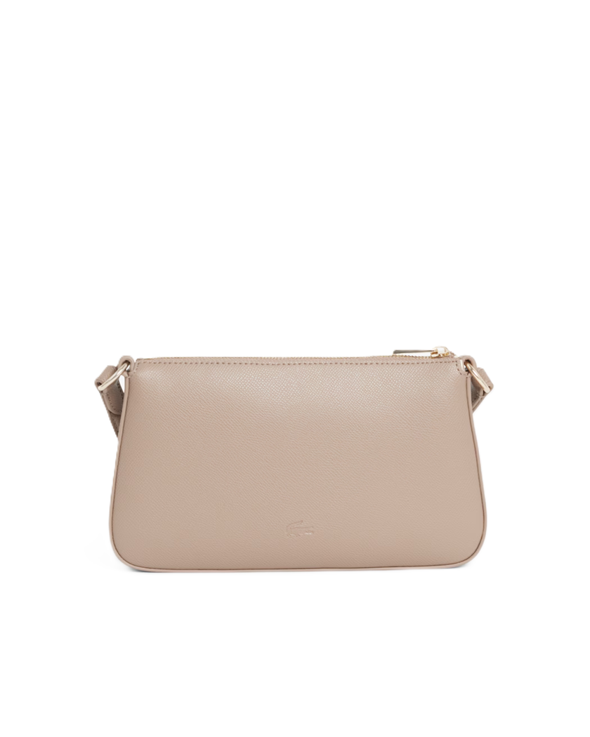 PETIT SAC A BANDOULIERE LACOSTE CHAMPS-ELYSÉES TAUPE NF5226PH N81 www.solene-maroquinerie.fr 3
