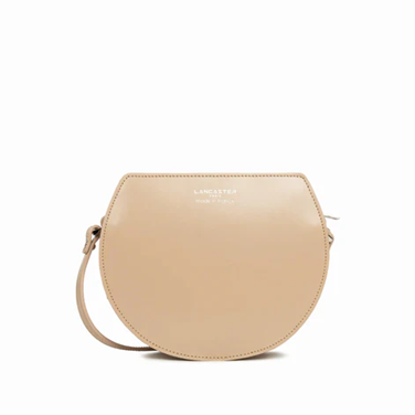 PETIT SAC A BANDOULIERE LANCASTER SUAVE LUNE BEIGE FONCÉ 433-32 BEIGEFONCE www.solene-maroquinerie.fr 2