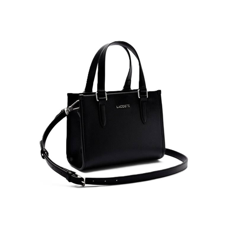 PETIT SAC A MAIN LACOSTE ELEGANCE NOIR NF5149EG 000 www.solene-maroquinerie.fr 2