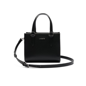 PETIT SAC A MAIN LACOSTE ELEGANCE NOIR NF5149EG 000 www.solene-maroquinerie.fr