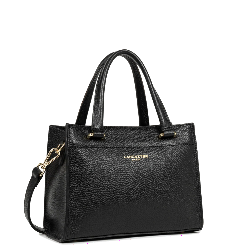 PETIT SAC A MAIN LANCASTER FOULONNE DOUBLE DAILY NOIR 470-73-NOIR_IN_NU www.solene-maroquinerie.fr 2
