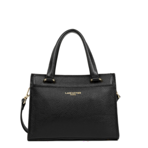PETIT SAC A MAIN LANCASTER FOULONNE DOUBLE DAILY NOIR 470-73-NOIR_IN_NU www.solene-maroquinerie.fr