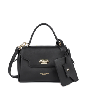PETIT SAC A MAIN LANCASTER MADEMOISELLE GRACE NOIR 572-101 NOIR www.solene-maroquinerie.fr