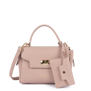 PETIT SAC A MAIN LANCASTER MADEMOISELLE GRACE NUDE 572-101 NUDE www.solene-maroquinerie.fr