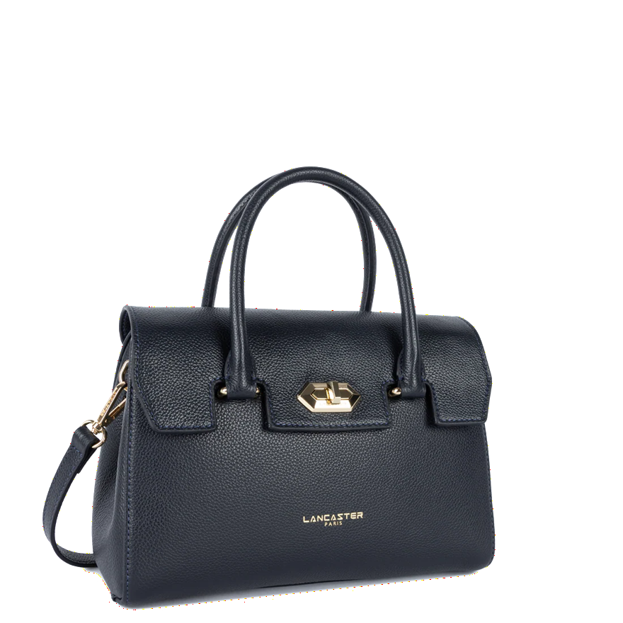 PETIT SAC A MAIN LANCASTER MILANO COSMOS BLEU FONCÉ 547-77 BLEUFONC www.solene-maroquinerie.fr 2