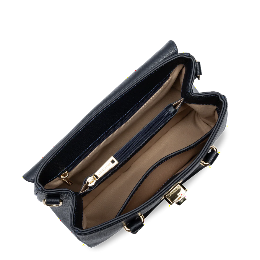 PETIT SAC A MAIN LANCASTER MILANO COSMOS BLEU FONCÉ 547-77 BLEUFONC www.solene-maroquinerie.fr 4
