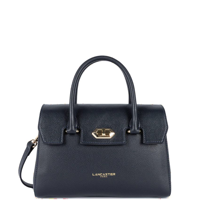 PETIT SAC A MAIN LANCASTER MILANO COSMOS BLEU FONCÉ 547-77 BLEUFONC www.solene-maroquinerie.fr