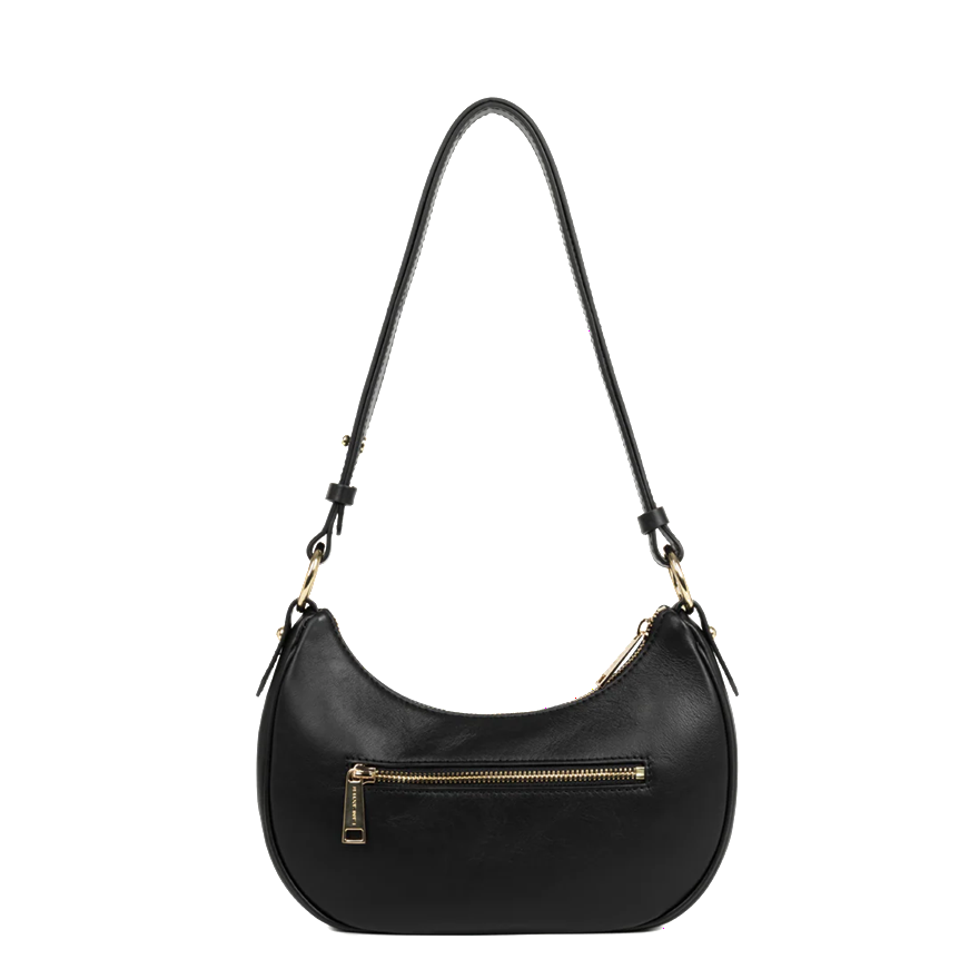PETIT SAC BESACE LANCASTER DONNA ARIA NOIR 480-075 NOIR www.solene-maroquinerie.fr 3