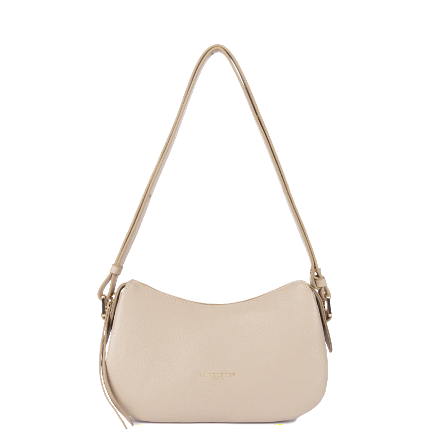 PETIT SAC BESACE LANCASTER DUNE BEIGE FONCÉ 529-94 BEIGEFONCE www.solene-maroquinerie.fr