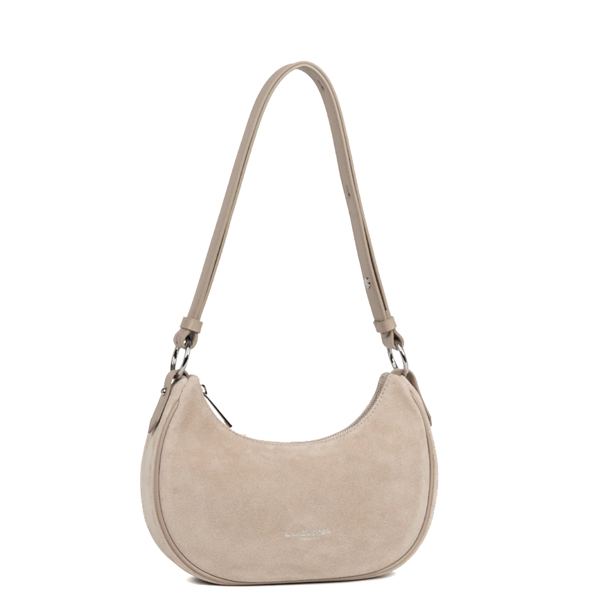 PETIT SAC BESACE LANCASTER SUEDE BEIGE FONCÉ 480-081 BEIGEFONCE www.solene-maroquinerie.fr 3