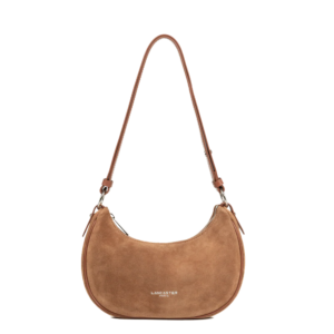 PETIT SAC BESACE LANCASTER SUEDE CAMEL 480-081 CAMEL www.solene-maroquinerie.fr