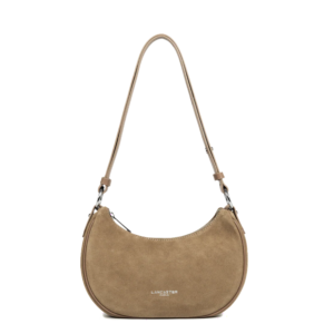 PETIT SAC BESACE LANCASTER SUEDE SABLE 480-081 SABLE www.solene-maroquinerie.fr