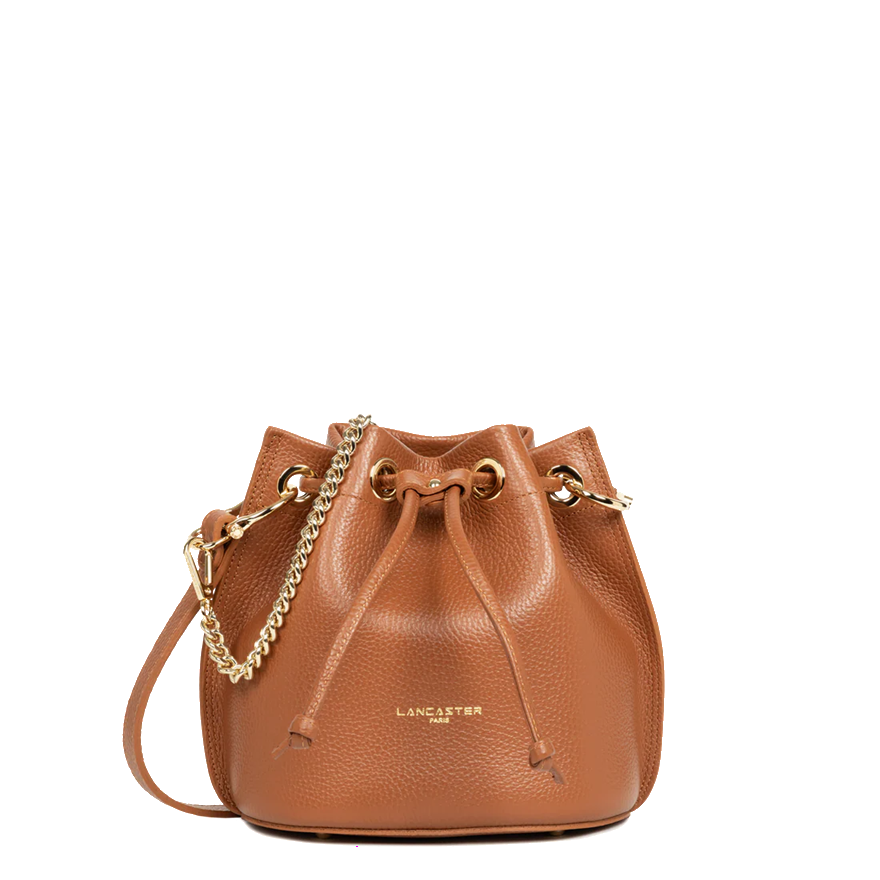 PETIT SAC BOURSE LANCASTER ALBA DOUBLE CAMEL 470-80 CAMEL_IN_OR www.solene-maroquinerie.fr
