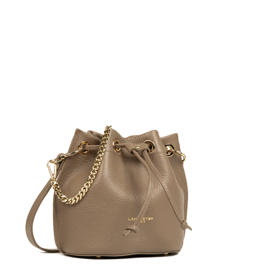 PETIT SAC BOURSE LANCASTER ALBA DOUBLE TAUPE 470-80 TAUPE_IN_OR www.solene-maroquinerie.fr 2