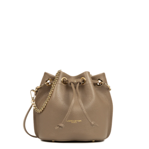 PETIT SAC BOURSE LANCASTER ALBA DOUBLE TAUPE 470-80 TAUPE_IN_OR www.solene-maroquinerie.fr