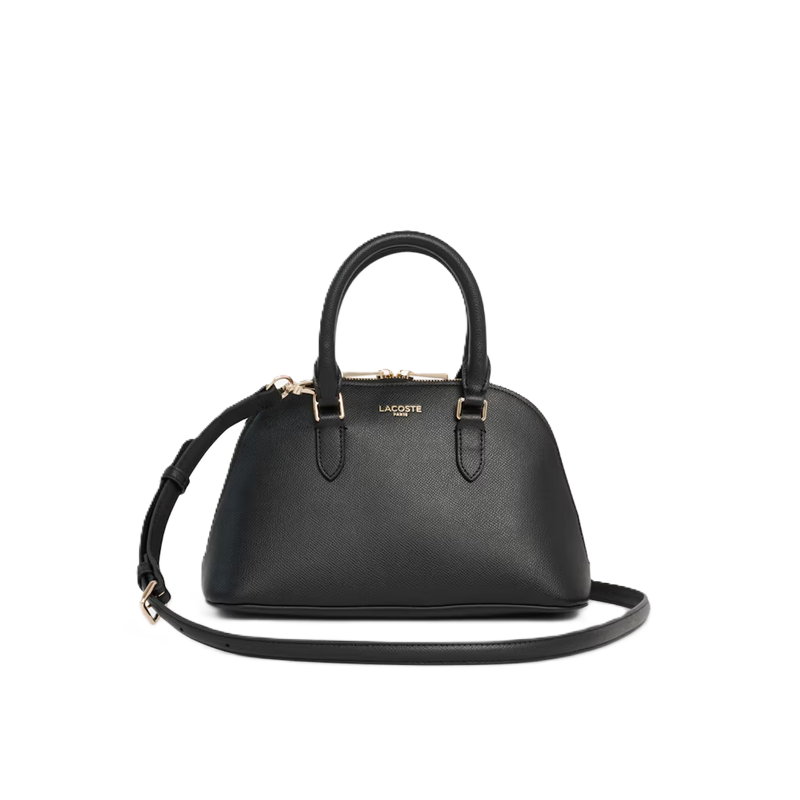 PETIT SAC BUGATTI LACOSTE CHAMPS-ELYSÉES NOIR NF5227PH 000 www.solene-maroquinerie.fr