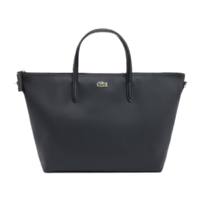 PETIT SAC CABAS A BANDOULIERE LACOSTE L.12.12 CONCEPT NOIR NF5324PK 000 www.solene-maroquinerie.fr