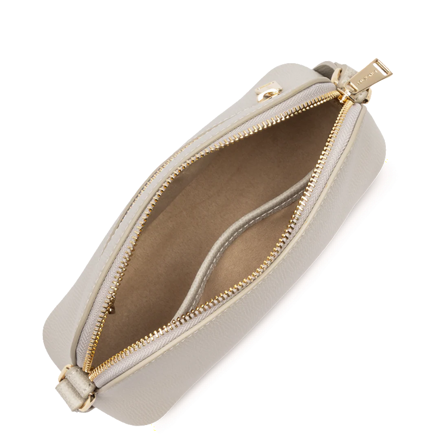 PETIT SAC DEMI LUNE LANCASTER SIERRA JIA IVOIRE 538-005 IVOIRE www.solene-maroquinerie.fr 4