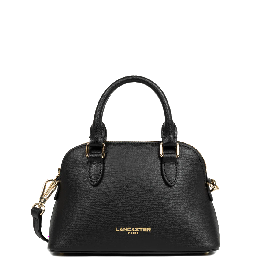 PETIT SAC DEMI LUNE LANCASTER SIERRA JIA NOIR 538-001 NOIR www.solene-maroquinerie.fr
