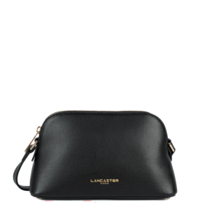 PETIT SAC DEMI LUNE LANCASTER SIERRA JIA NOIR 538-005 NOIR www.solene-maroquinerie.fr