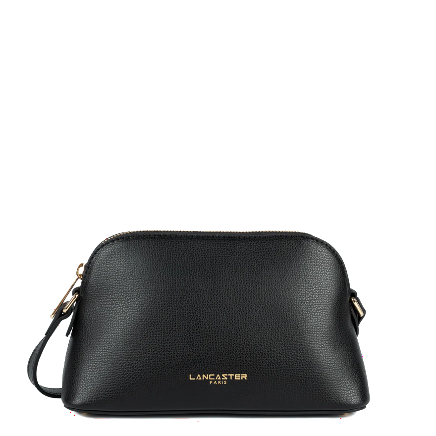 PETIT SAC DEMI LUNE LANCASTER SIERRA JIA NOIR 538-005 NOIR www.solene-maroquinerie.fr