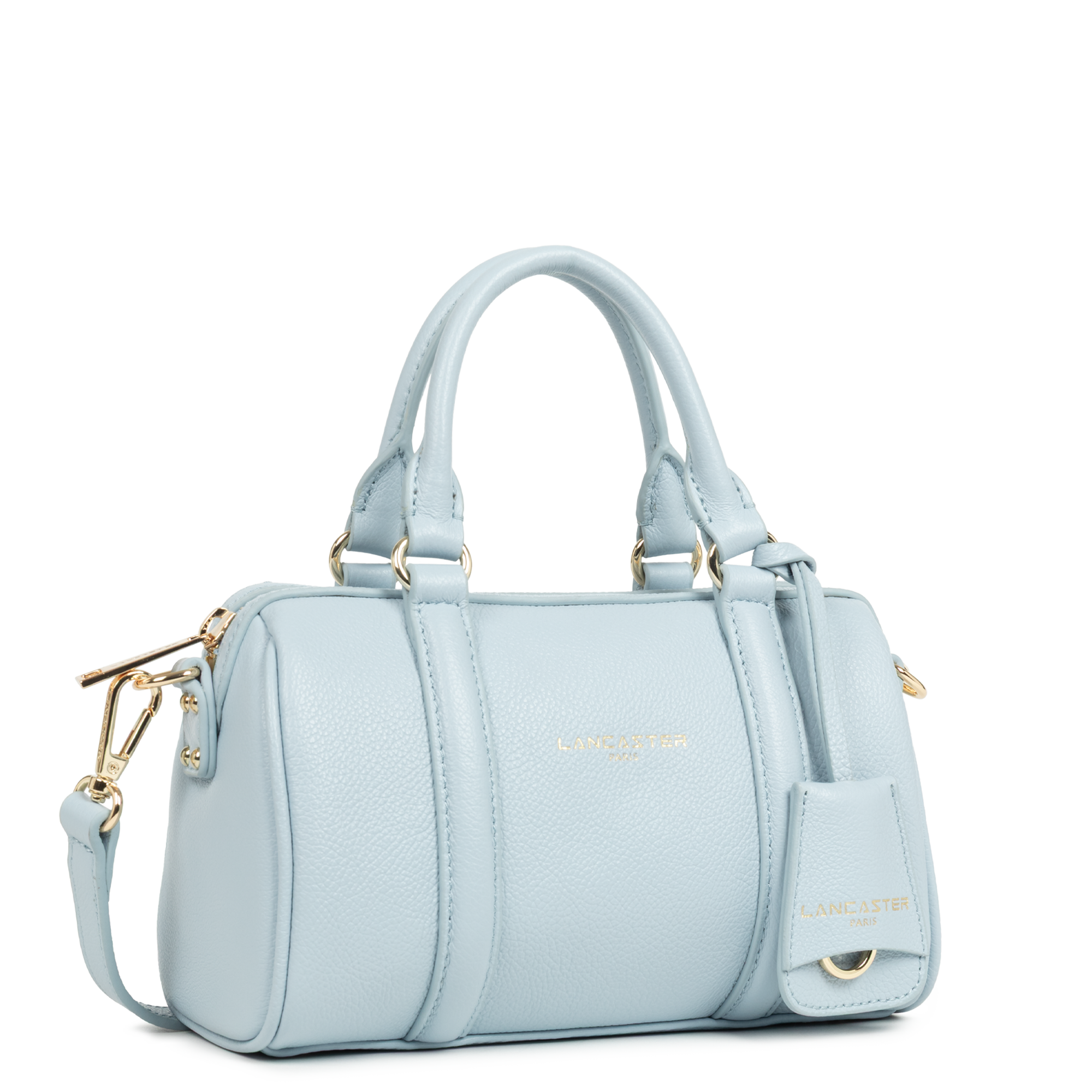 PETIT SAC POLOCHON LANCASTER MILANO ANA BLEU FUMÉ 547-101 BLEUFUME www.solene-maroquinerie.fr 2