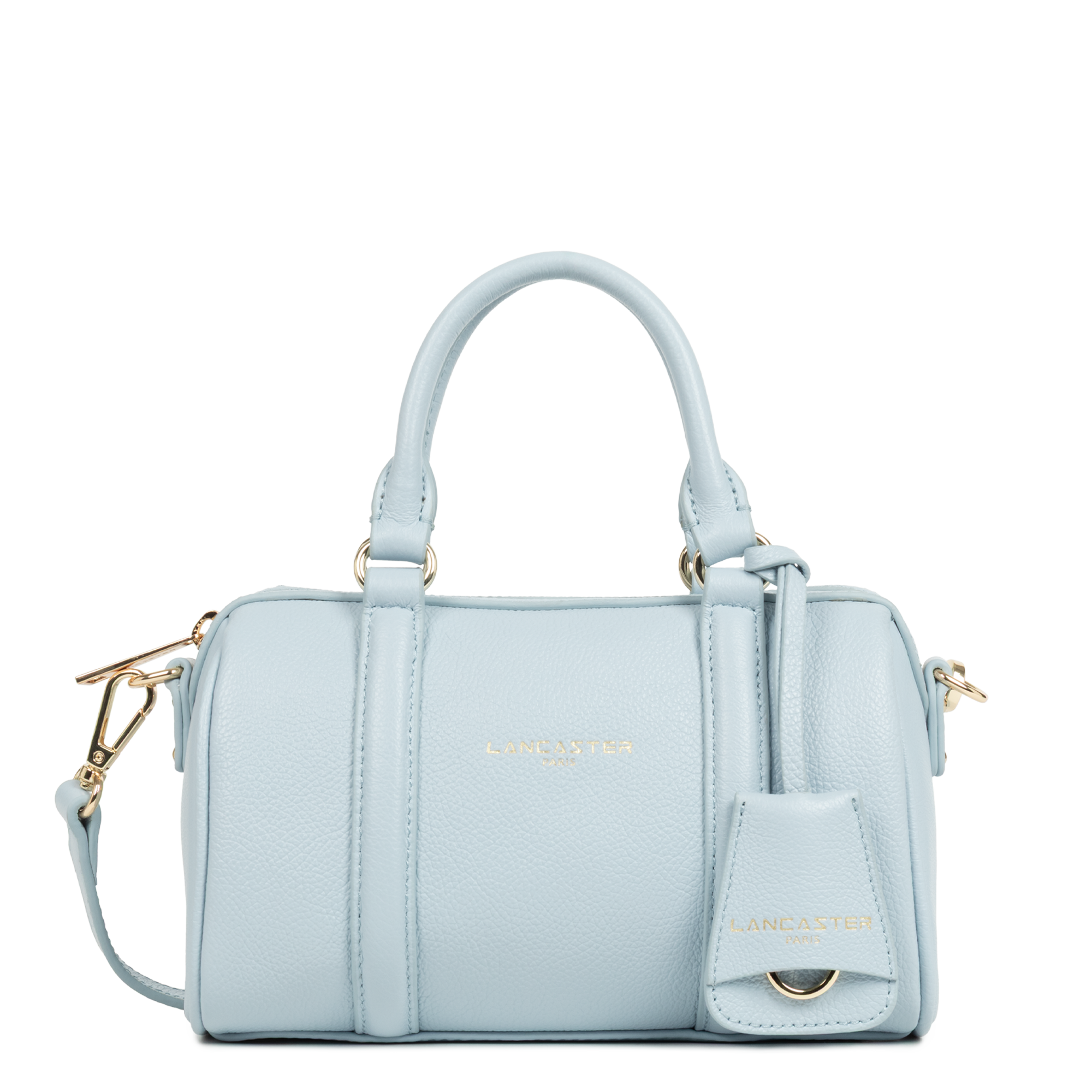 PETIT SAC POLOCHON LANCASTER MILANO ANA BLEU FUMÉ 547-101 BLEUFUME www.solene-maroquinerie.fr