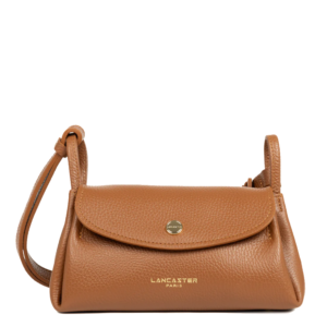 PETIT SAC TROTTEUR LANCASTER ACCORDEON DOUBLE CAMEL 470-87 CAMEL_IN_OR www.solene-maroquinerie.fr