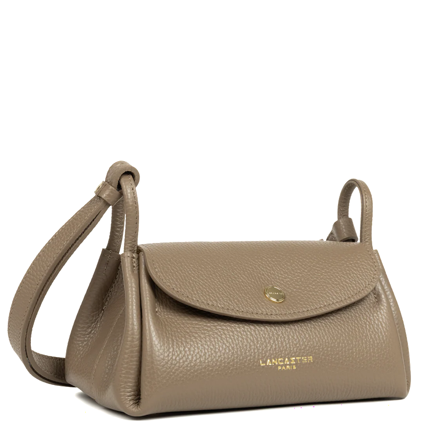 PETIT SAC TROTTEUR LANCASTER ACCORDEON DOUBLE TAUPE 470-87 TAUPE_IN_OR www.solene-maroquinerie.fr 2