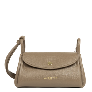 PETIT SAC TROTTEUR LANCASTER ACCORDEON DOUBLE TAUPE 470-87 TAUPE_IN_OR www.solene-maroquinerie.fr