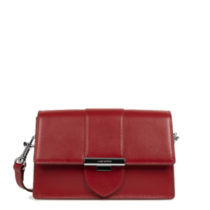 PETIT SAC TROTTEUR LANCASTER PARIS ILY CARMIN 531-012 CARMIN www.solene-maroquinerie.fr