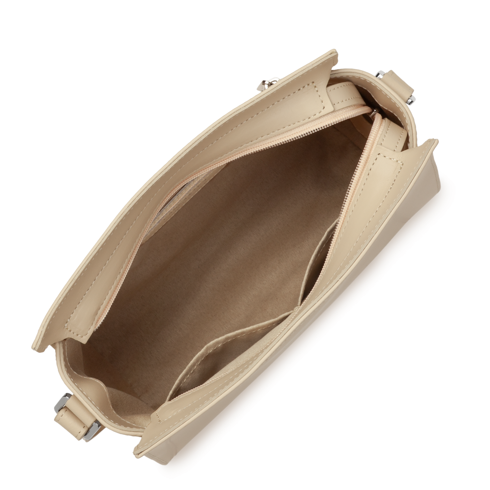 PETIT SAC TROTTEUR LANCASTER SMOOTH BEIGE 437-02 BEIGE www.solene-maroquinerie.fr 4