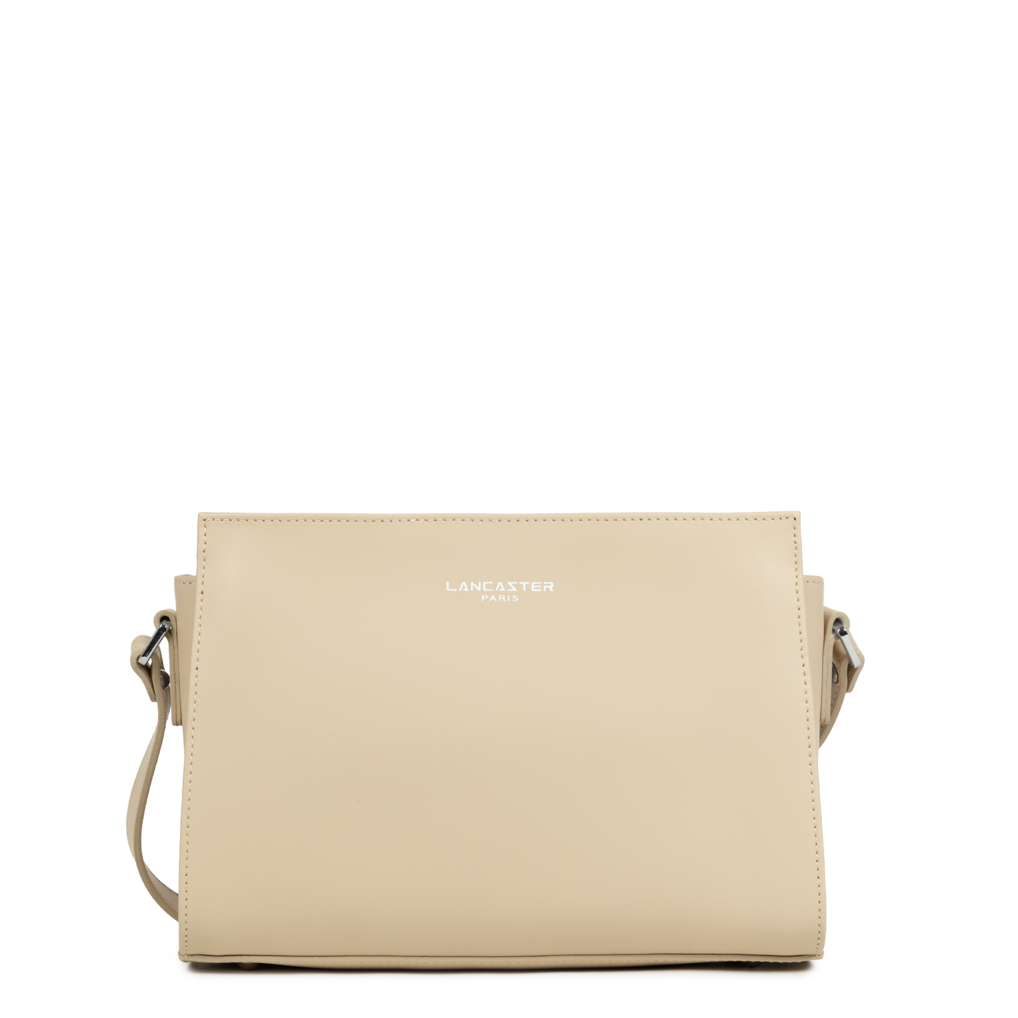 PETIT SAC TROTTEUR LANCASTER SMOOTH BEIGE 437-02 BEIGE www.solene-maroquinerie.fr