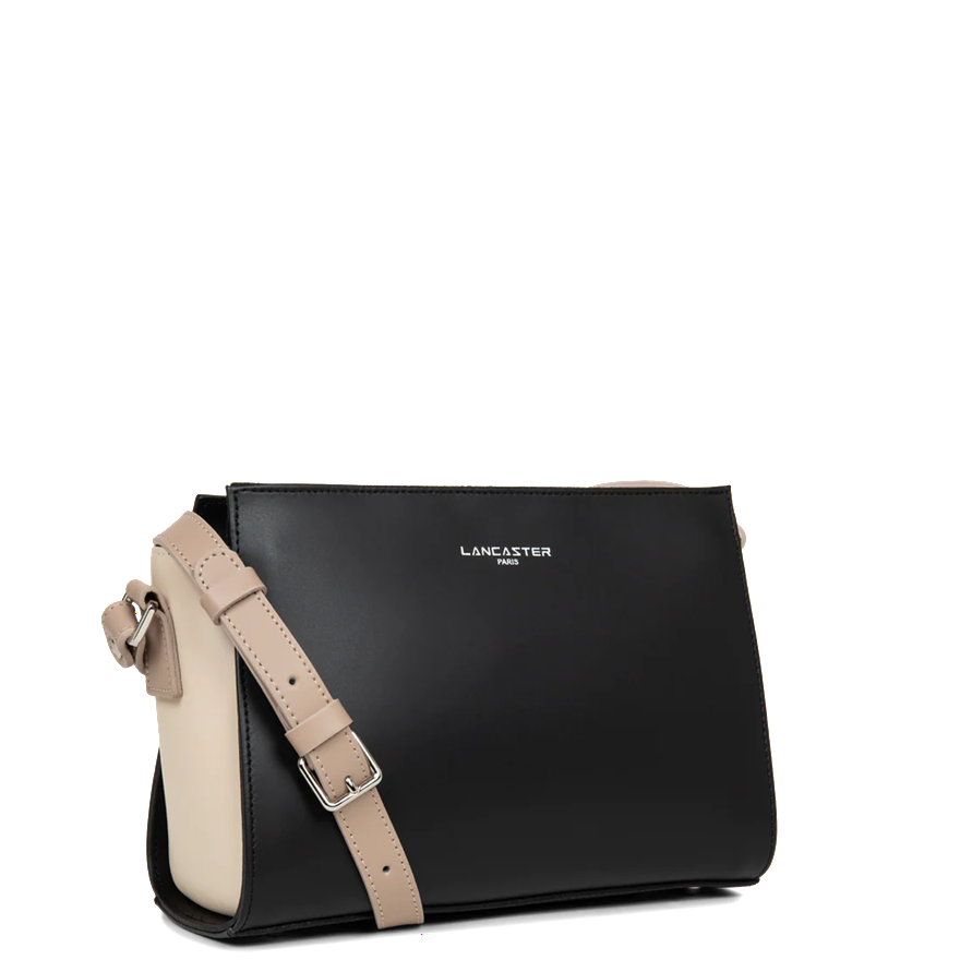 PETIT SAC TROTTEUR LANCASTER SMOOTH NOIR NUDE CLAIR NUDE FONCÉ 437-02 NOIR_NCNF www.solene-maroquinerie.fr 2