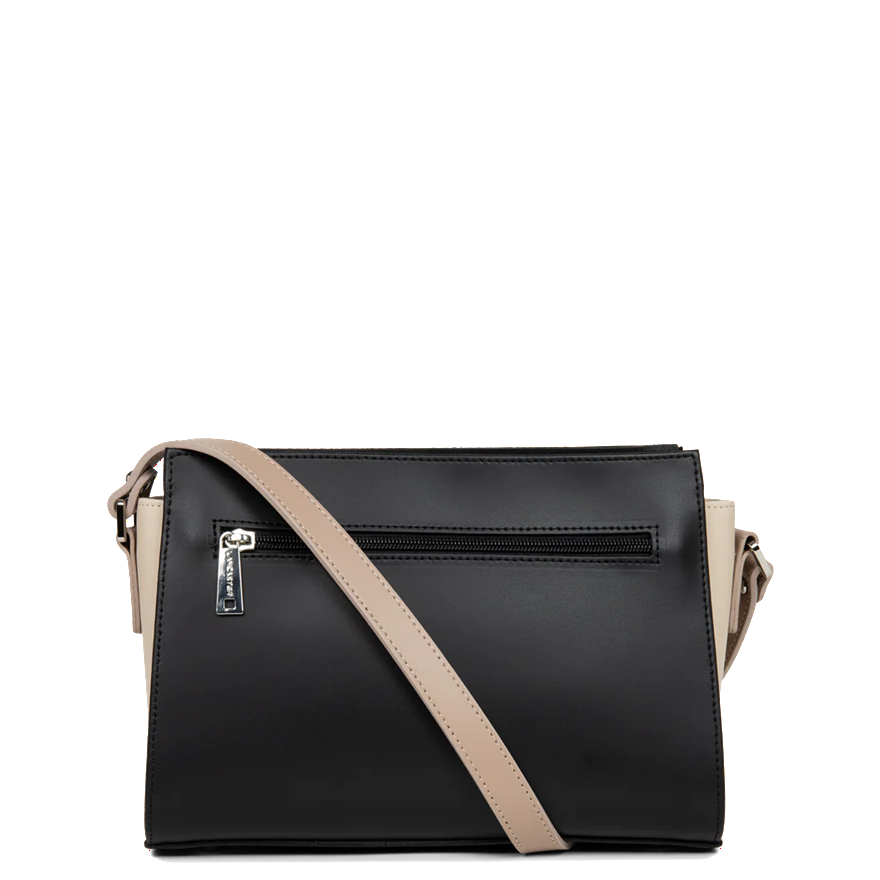 PETIT SAC TROTTEUR LANCASTER SMOOTH NOIR NUDE CLAIR NUDE FONCÉ 437-02 NOIR_NCNF www.solene-maroquinerie.fr 3