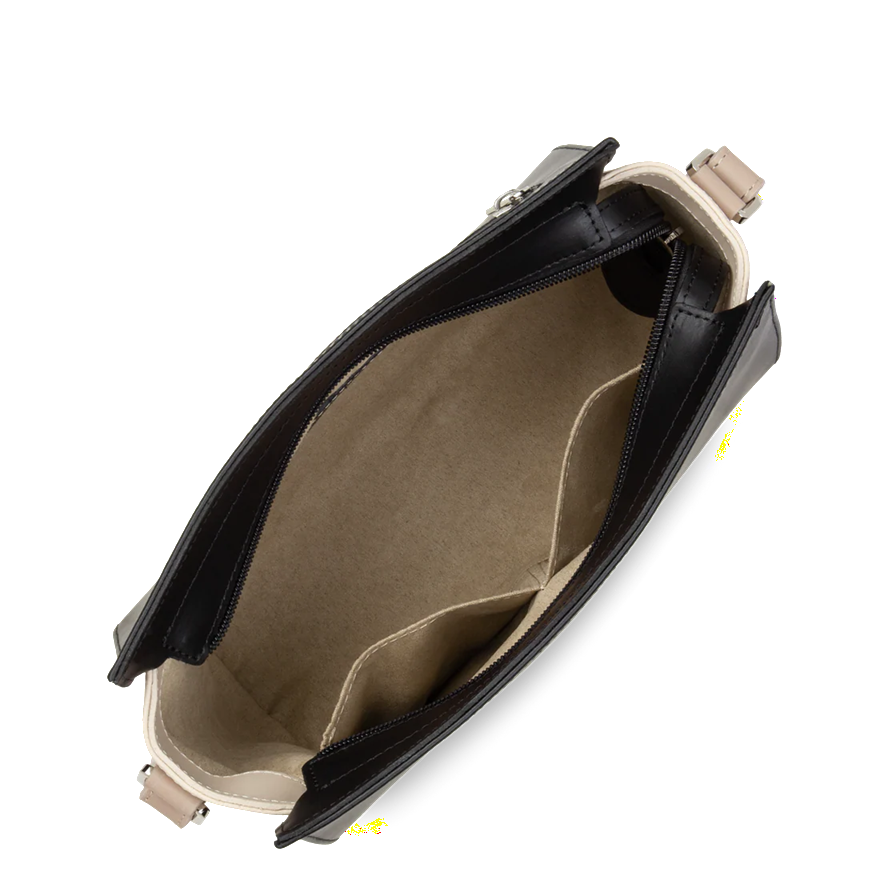 PETIT SAC TROTTEUR LANCASTER SMOOTH NOIR NUDE CLAIR NUDE FONCÉ 437-02 NOIR_NCNF www.solene-maroquinerie.fr 4