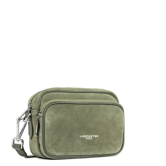 PETIT SAC TROTTEUR LANCASTER SUEDE KAKI 480-064 KAKI www.solene-maroquinerie.fr 2