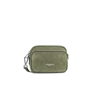 PETIT SAC TROTTEUR LANCASTER SUEDE KAKI 480-064 KAKI www.solene-maroquinerie.fr