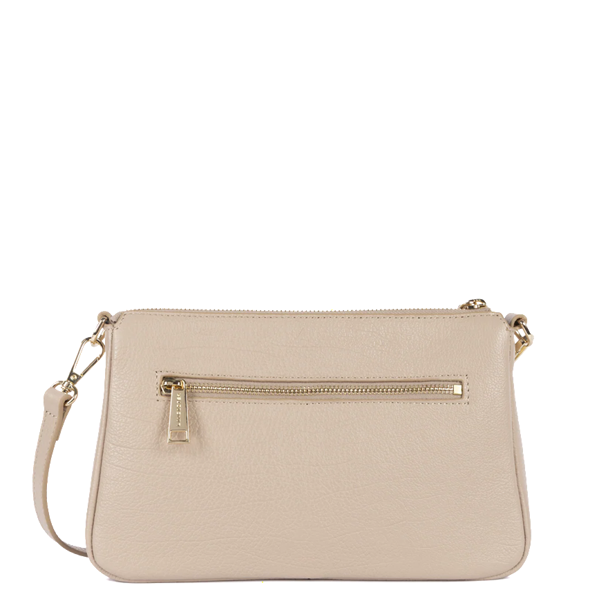 POCHETTE LANCASTER DUNE BEIGE FONCÉ 529-91 BEIGEFONCE www.solene-maroquinerie.fr 3