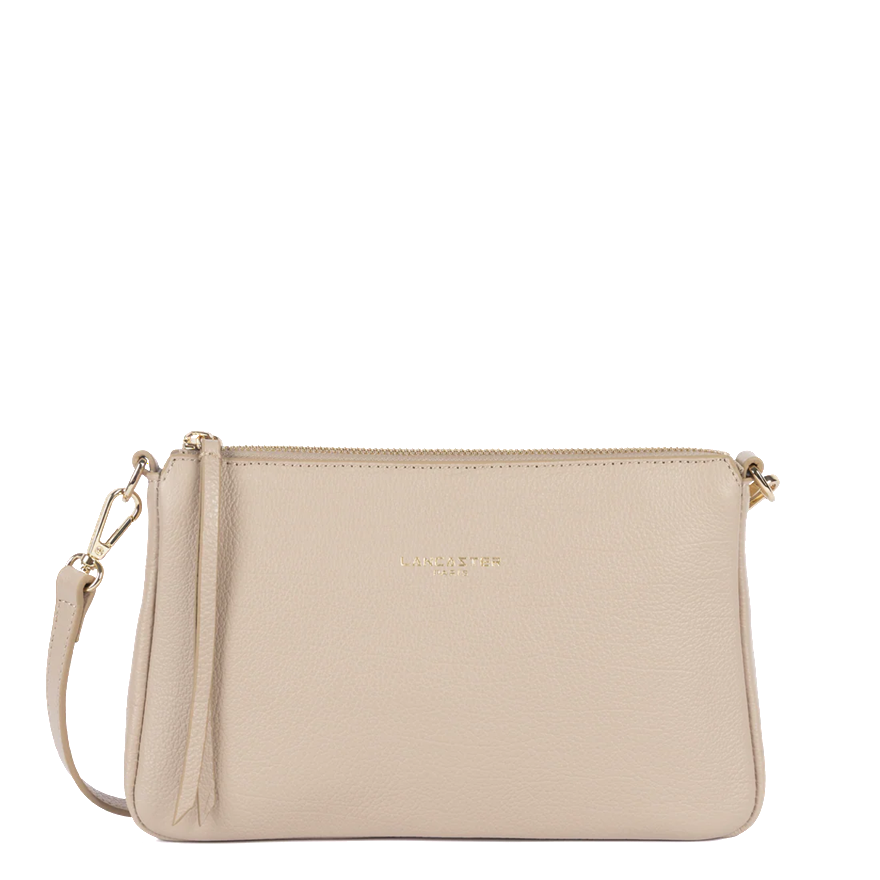 POCHETTE LANCASTER DUNE BEIGE FONCÉ 529-91 BEIGEFONCE www.solene-maroquinerie.fr