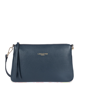 POCHETTE LANCASTER DUNE BLEU FONCÉ 529-91 BLEUFONC www.solene-maroquinerie.fr