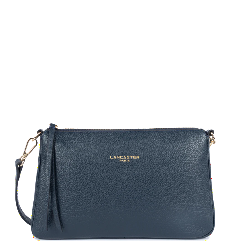 POCHETTE LANCASTER DUNE BLEU FONCÉ 529-91 BLEUFONC www.solene-maroquinerie.fr