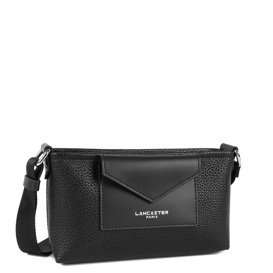 POCHETTE LANCASTER MAYA DOUBLE KBA NOIR 517-104 NOIR www.solene-maroquinerie.fr 2