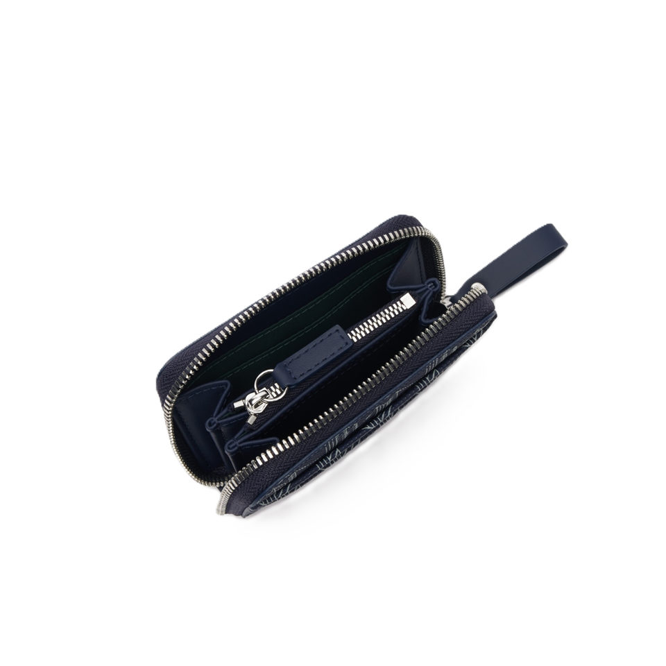 PORTE-MONNAIE ZIPPÉ LACOSTE DAILY LIFESTYLE MONO MARINE LAPONIE – Image 2
