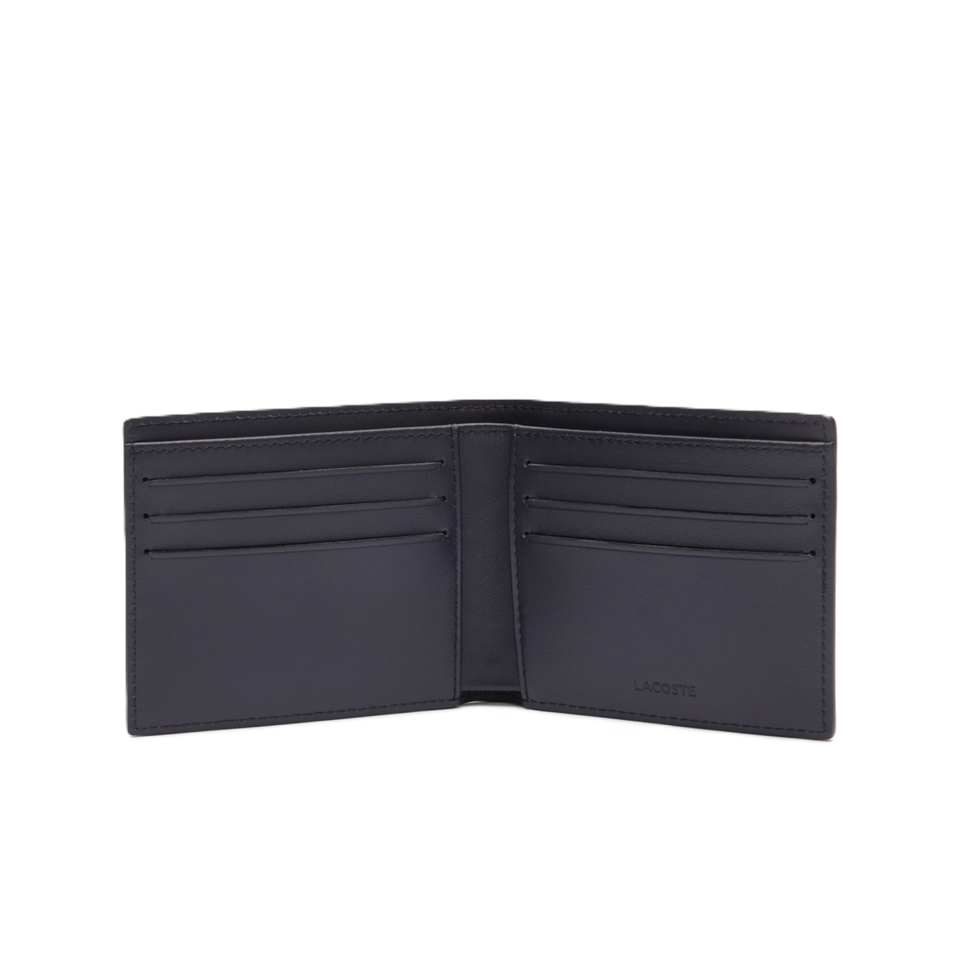 PORTEFEUILLE LACOSTE ALL OVER 80'S ABIMES NH4572FW N34 www.solene-maroquinerie.fr 2