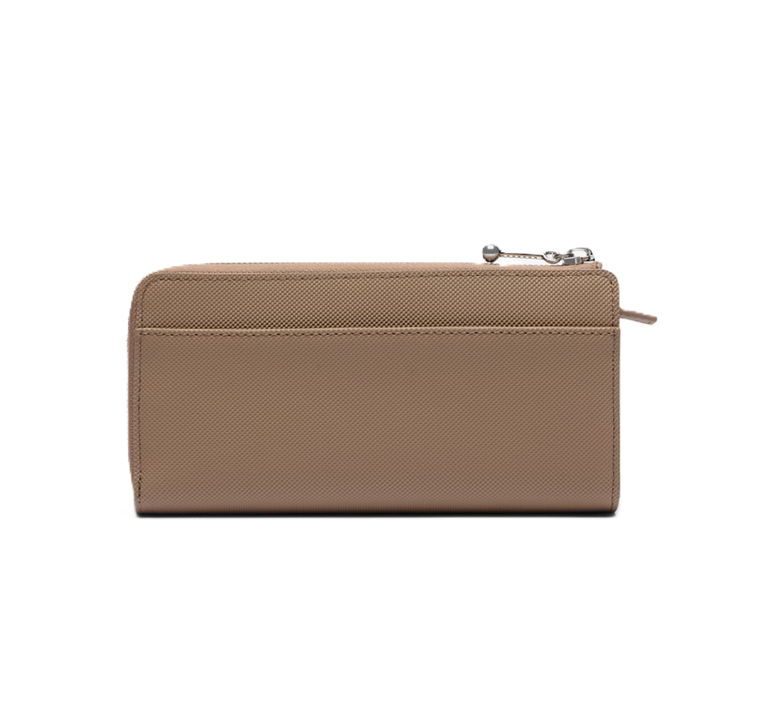 PORTEFEUILLE ZIPPÉ LACOSTE DAILY CITY TAUPE NF4765DZ N81 www.solene-maroquinerie.fr 3